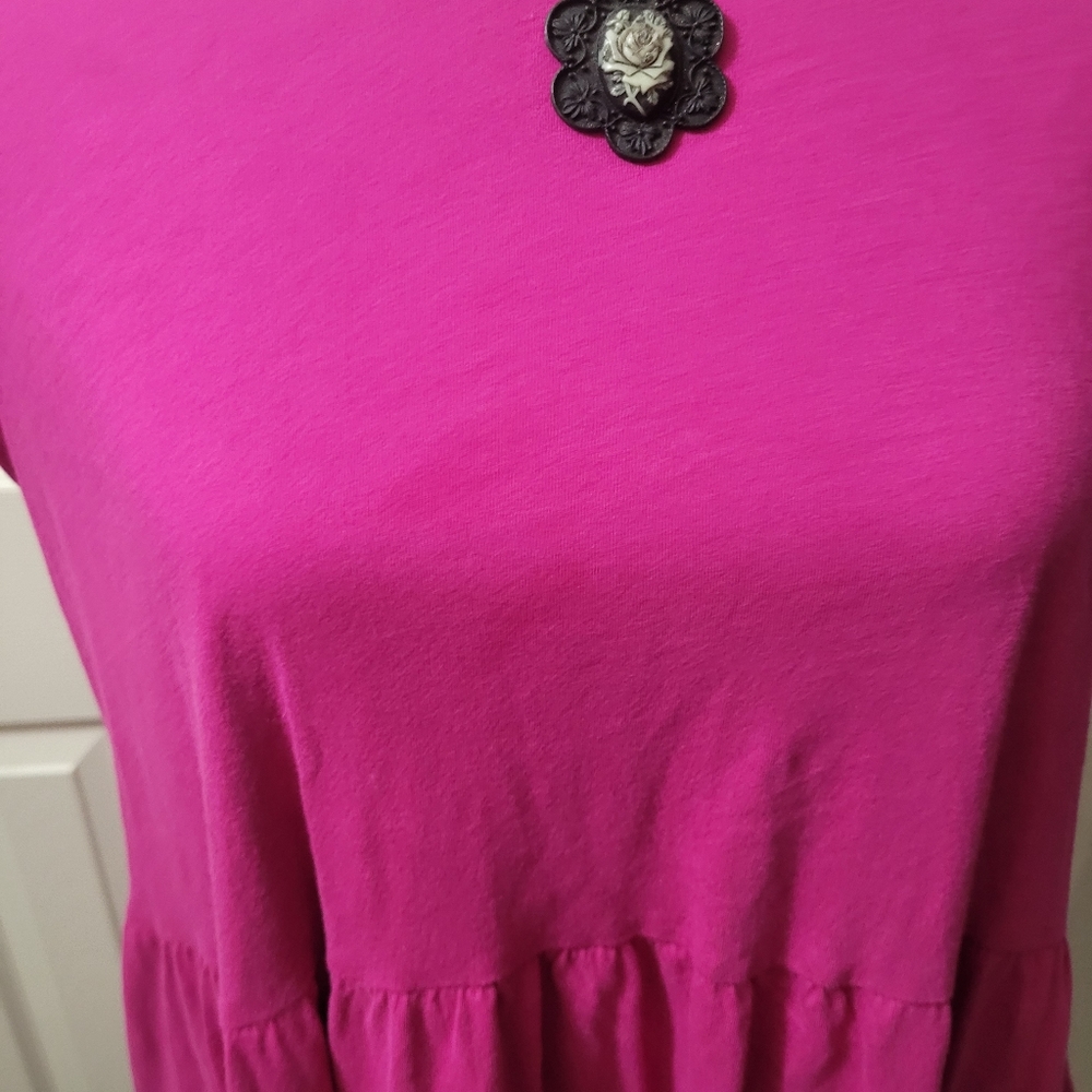 4/$25 Time and Tru Pink dress Large Used - Picture 2 of 7